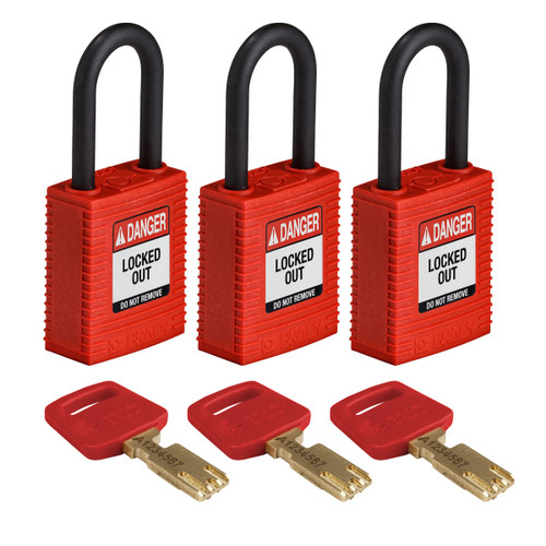 NYL-RED-38PL-KA3PK Brady  Accessory - Image1