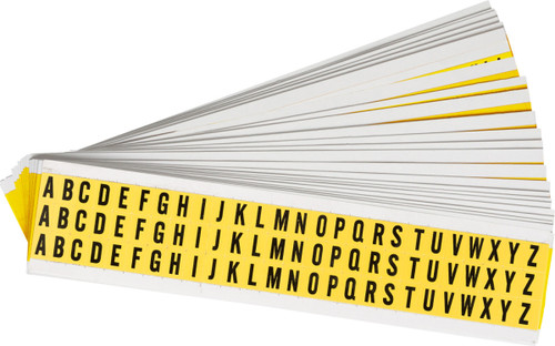 Brady Label 3410 Series Repositionable Number and Letter Labels - 3410-LTR KIT