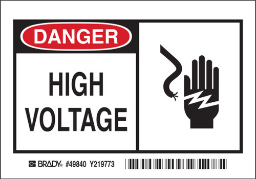 Brady Label - 49840