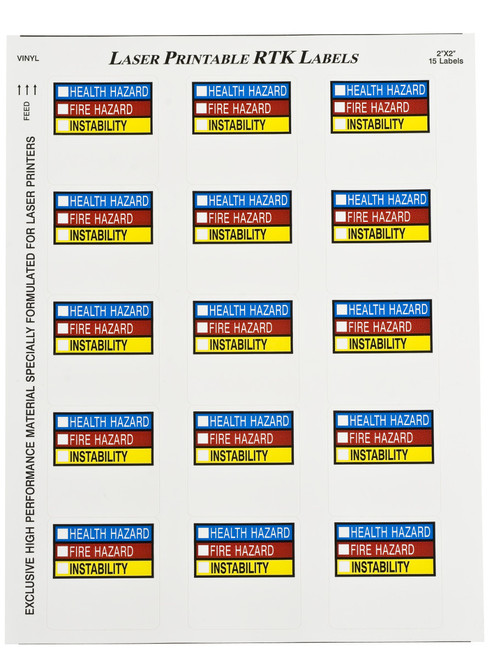 Brady Label (Pack) - 59243