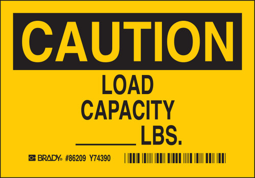 Brady Label (Pack) - 86209