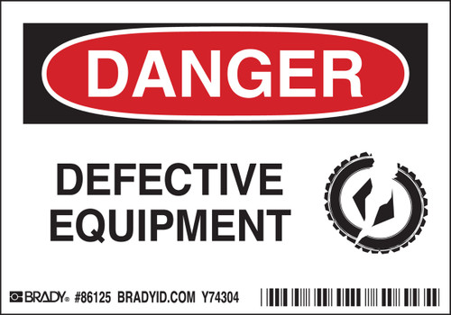 Brady Label (Pack) - 86125