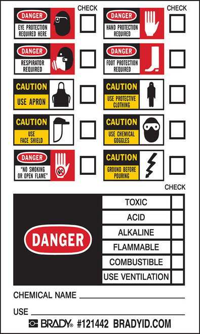 Brady Label - 121442