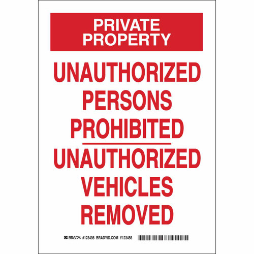 123500 Brady  Label - Image1