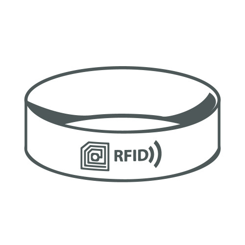 SATO 1.14" x 14" RFID TT Paper Wristband (Case) - 162014251