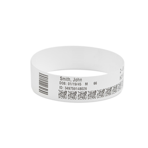 Zebra 0.75" x 11" Z-Band Direct Wristband (Case) - 10004448