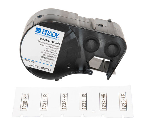 Brady Label - M-125-1-342-R66