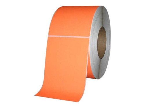 4" x 6" DT Paper Label (Orange) (Case) - DT400600P021