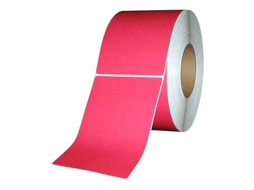 4" x 6" TT Paper Label (Red) (Case) - TT400600P805