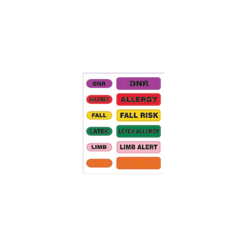 Zebra 2.5" x 3.5" Spot Alert Multi Label (Multicolor) (Case) - LB-ALERT-AZ