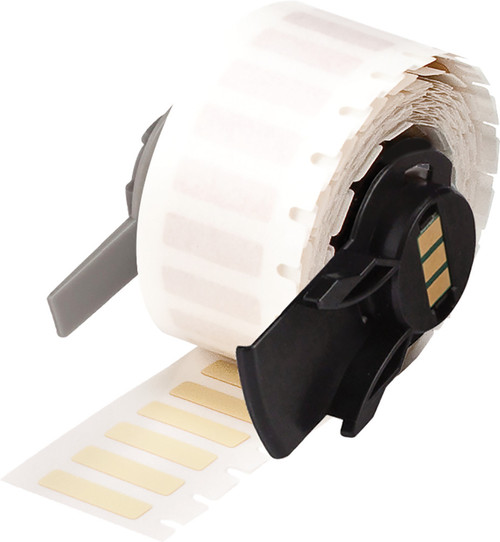 Brady 0.65" x 0.2" Polyimide Label (Amber) (Roll of 750 Labels) - M6-9-724