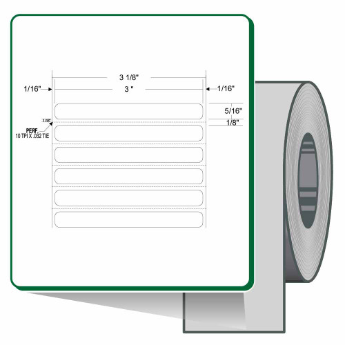 10023215 Zebra Z-Supreme 2000T Label