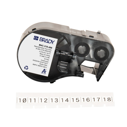 M4C-318-498 Brady  Label - Image1