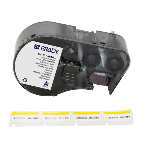 M5-131-494-YL Brady  Label - Image1