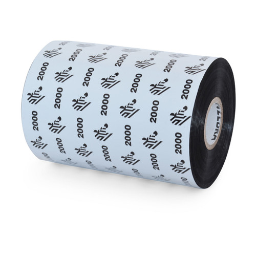 Zebra 4.33" x 1,476' 2000 Wax Ribbon (Each) - 02000BK11045-R