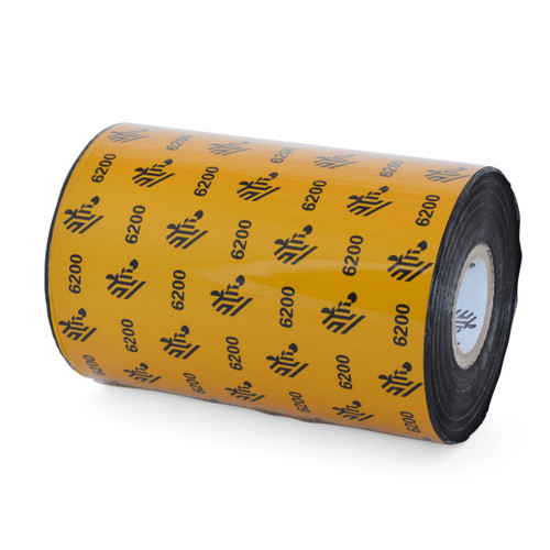 Zebra 4.33" x 1,476' 6200 Resin Ribbon (Each) - 06200BK11045R