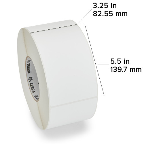 Zebra 3.25" x 5.5" PolyPro 4000T Label (Roll) - 10011690-R