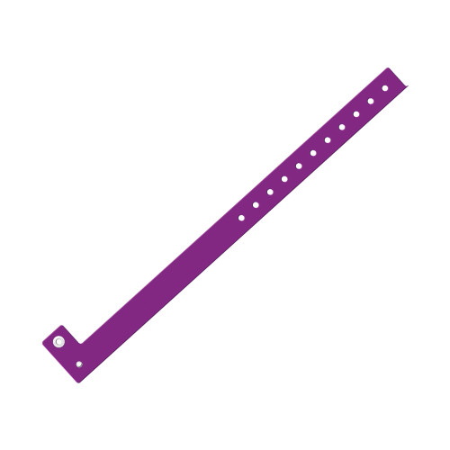 PS-BLANK-PUR Zebra Slim Alert Wristband