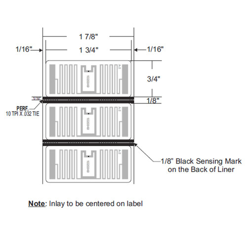 10030284 Zebra PolyPro 4000D Label