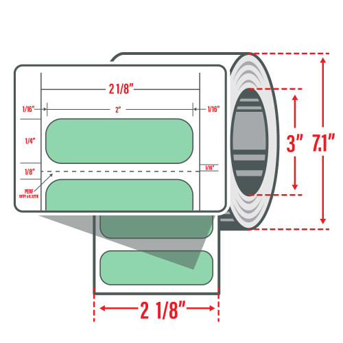 10023322 Zebra Z-Supreme 4000T Label
