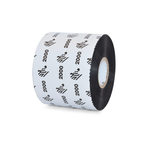 Zebra 2.36" x 984' 2000 Wax Ribbon (Case) - 02000BK06030