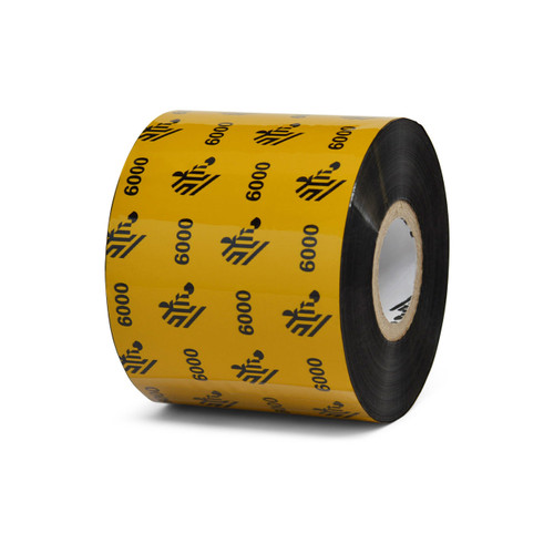 Zebra 2.36" x 1,476' 6000 Wax Ribbon (Case) - 06000BK06045