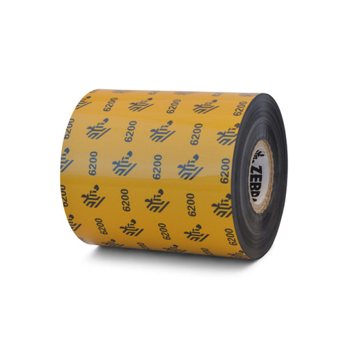 Zebra 3.27" x 1,476' 6200 Resin Ribbon (Roll) - 06200BK08345-EA