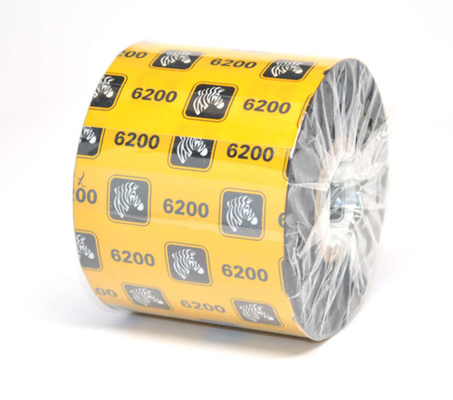 Zebra 2.36" x 1,476' 6200 Resin Ribbon (Roll) - 06200BK06045-EA