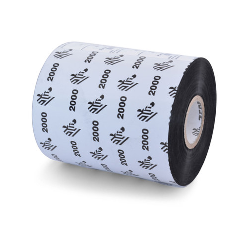 Zebra 3.50" x 1,476' 2000 Wax Ribbon (Case) - 02000BK08945