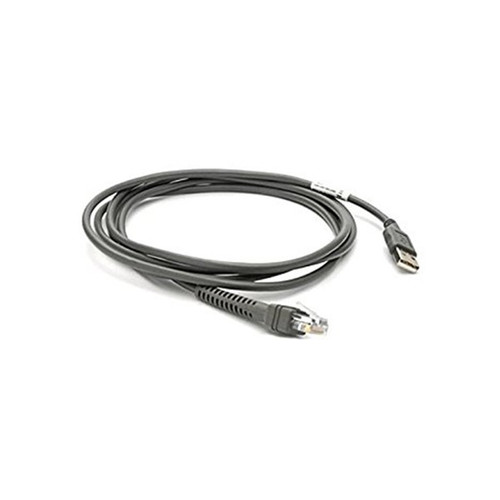 Zebra Barcode Scanner Shielded USB Cable (7' Straight) - CBA-U21-S07ZAR