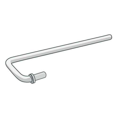 Zebra Media Rewind Take-Up J-Hook - 47062-2