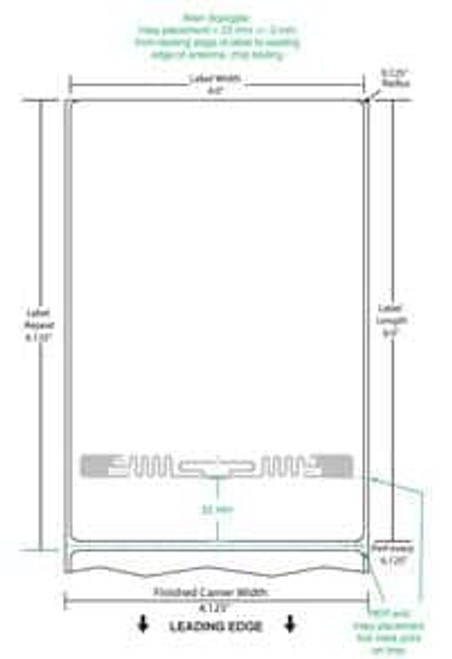 4" x 6" RFID Label (Case) - RFT-4-6-AL1.2-PRIN-3