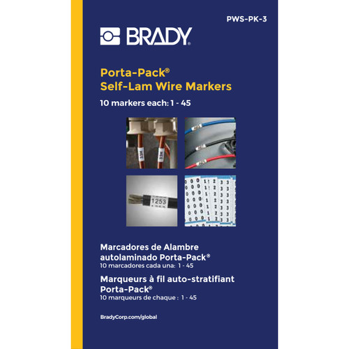 PWS-PK-3 Brady  Wire Marker - Image1