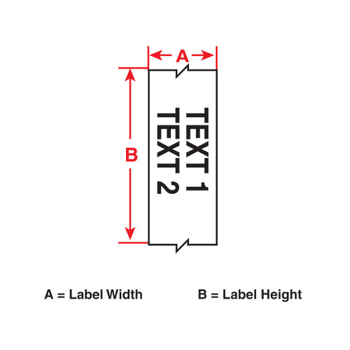 Brady Label (Roll) - LSZH-C-500-WT-J