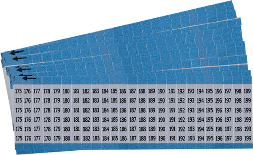 Brady Label (Pack) Wire Marker - AF-175-199-PK