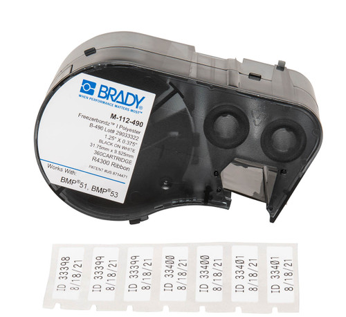 Brady FreezerBondz Label (Cartridge) - M-112-490