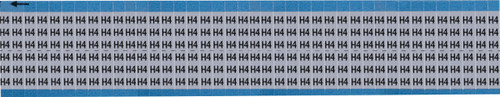 Brady Label (Pack) Wire Marker - AF-H4-SC-PK