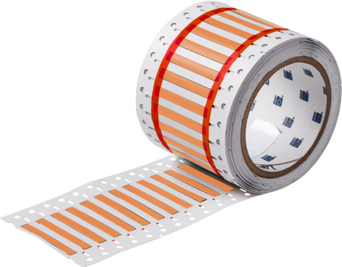 Brady PermaSleeve Heatex Polyolefin 24 to 20 Gauge Wire Marking Sleeves Label - 2HX-094-2-OR