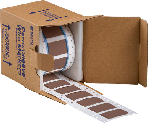 Brady PermaSleeve Marker Label - 3PS-750-2-BR-S