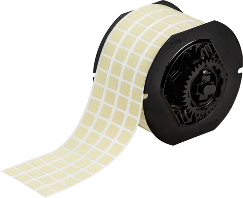 Brady 0.5" x 0.5" Ultra Durable Polyimide Labels Label (Amber) (Cartridge of 5000 Labels) - B33-149-724