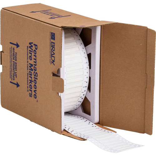 2LSZH-187-2-WT-3 Brady Low Smoke Zero Halogen PermaSleeve Marker Label - Image1