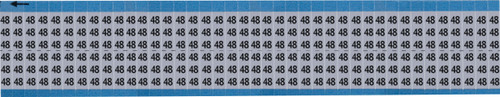 Brady Label (Pack) Wire Marker - AF-48-SC-PK