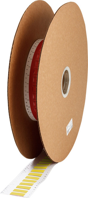 Brady 1" x 0.851" PermaSleeve Heatex Wire Marking Sleeves Label - 2HX-500-2-YL-J-2
