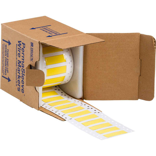 3FR-375-2-YL-S-2 Brady Fluid Sleeve Resistant Permasleeve Marker Label - Image1