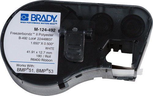 Brady FreezerBondz Label (Cartridge) - M-124-492