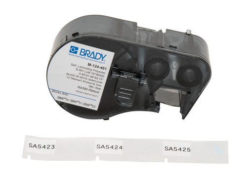 Brady Laboratory Label - M-124-461