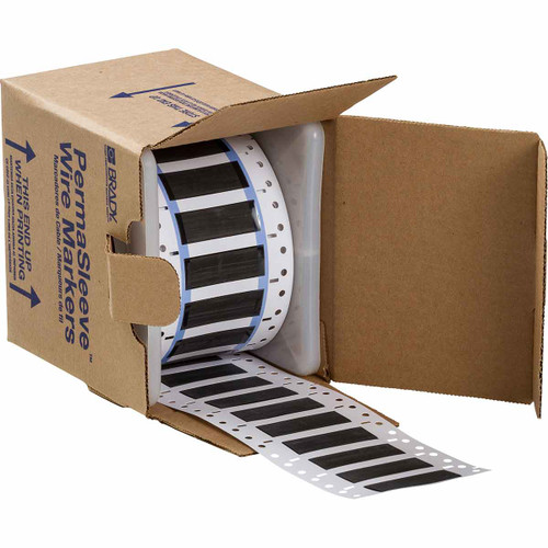 3FR-500-2-BK-S-2 Brady Fluid Sleeve Resistant Permasleeve Marker Label - Image1