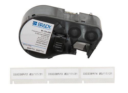 Brady FreezerBondz Label (Cartridge) - M-124-490