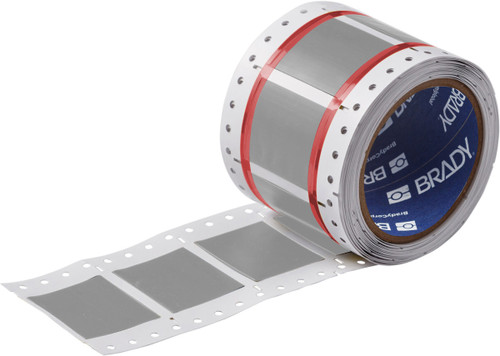 Brady 0.67" x 1.66" PermaSleeve Heatex Wire Marking Sleeves Label (Gray) - 2HX-1000-2-GY-3