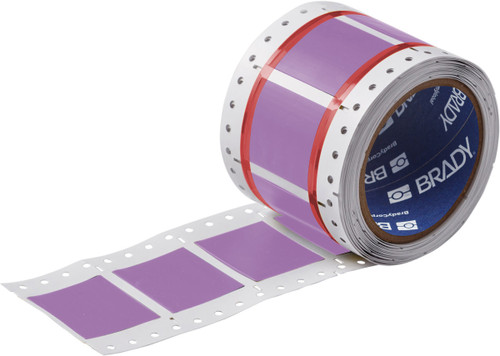 Brady 1" x 1.66" PermaSleeve Heatex Wire Marking Sleeves Label (Violet) - 2HX-1000-2-VT-2